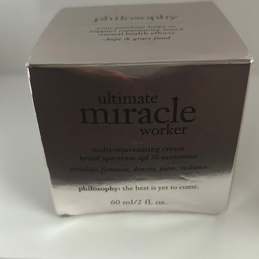 NWT philosophy ultimate miracle worker nourish & rejuvenate face & neck cream